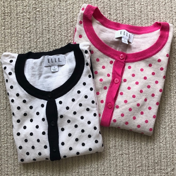 Elle Sweaters - GUC-Elle Polka Dot Sweaters (2)